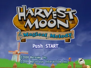 Harvest Moon - Magical Melody (Player's Choice) screen shot title